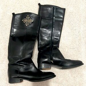 Lightly used Tory Burch riding boots